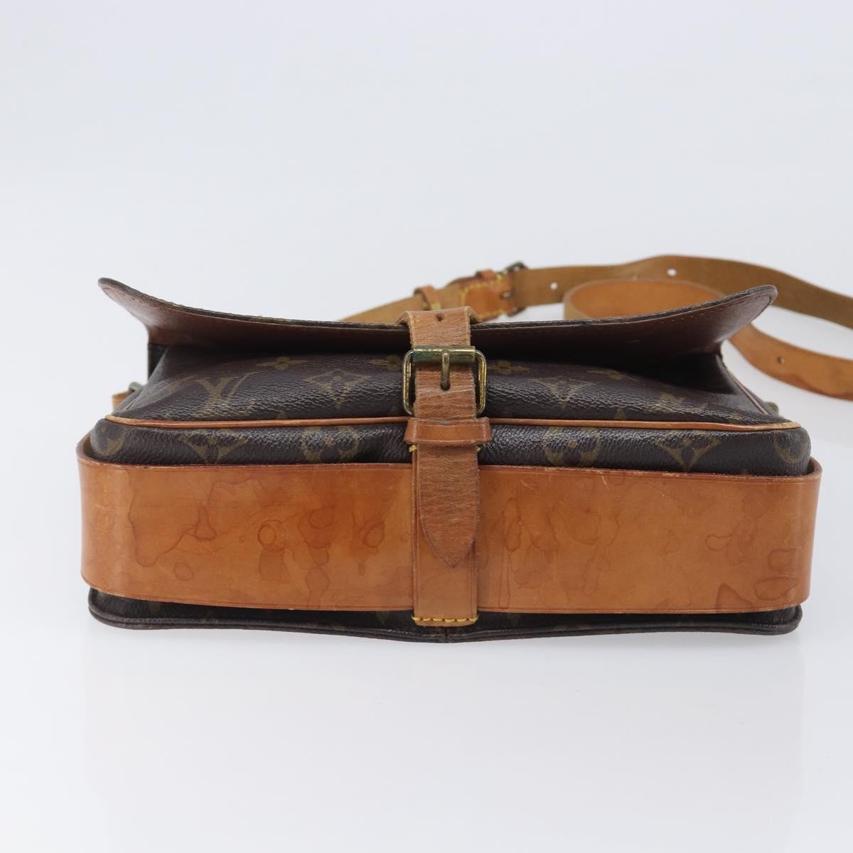 Louis Vuitton Cartouchiere Monogram Canvas, Brown, Canvas, Handbag