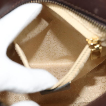 Celine C Macadam Canvas, Gray, Canvas, Handbag