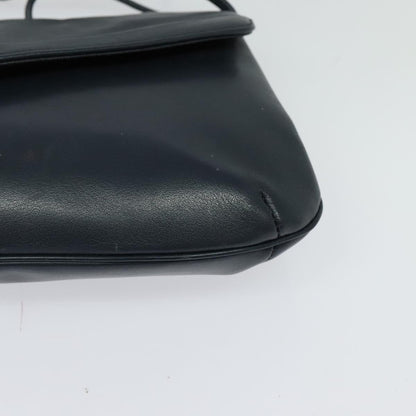 Givenchy Vintage 4G Leather, Navy, Leather, Shoulder Bag