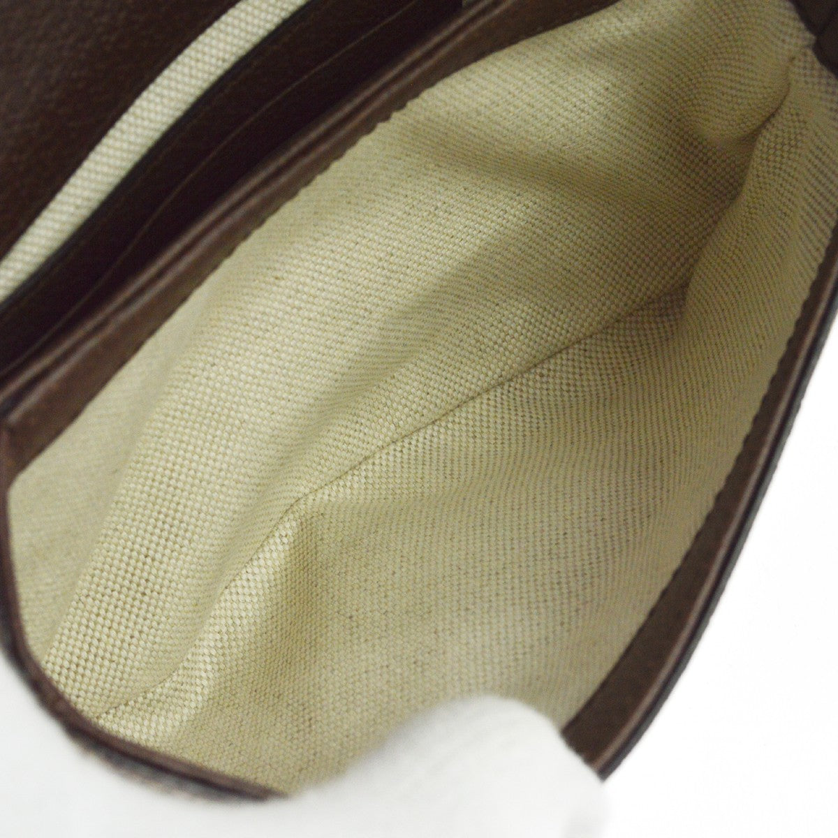 Gucci Blondie Belt GG Coated Canvas, Brown, Canvas, Clutch