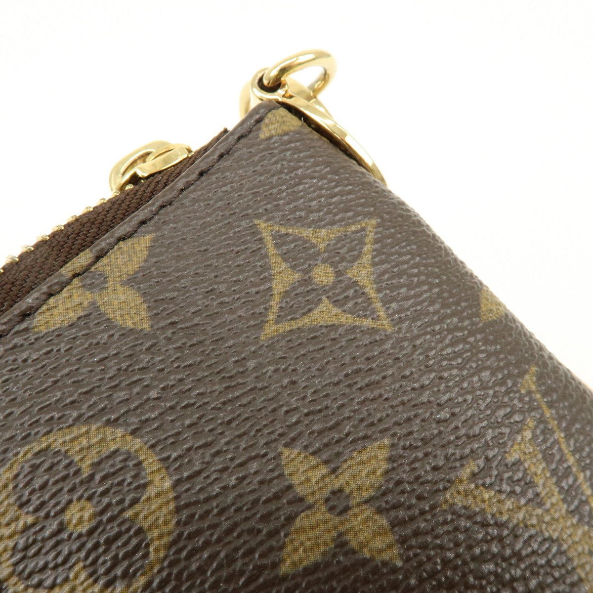 Louis Vuitton Milla Pochette Monogram Canvas, Brown, Canvas, Clutch