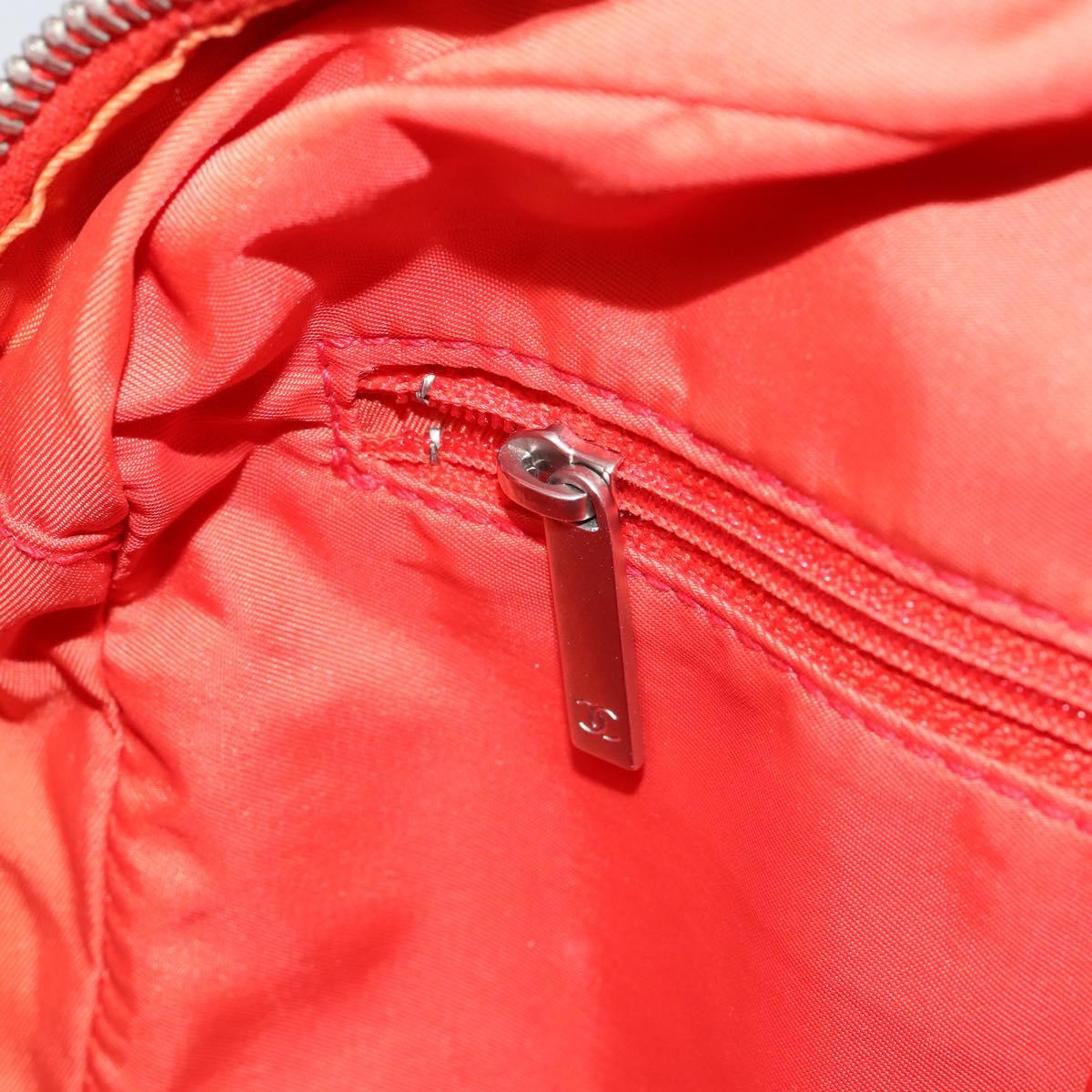 Chanel Travel Line Convertible Satchel Nylon, RED, NYLON, Handbag