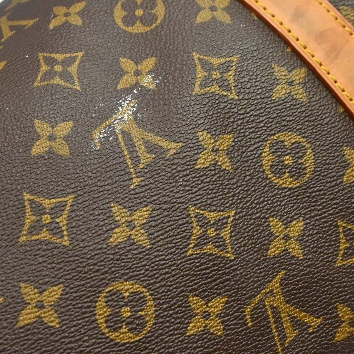 Louis Vuitton Keepall Monogram Canvas, Brown, Canvas, Travel Bag