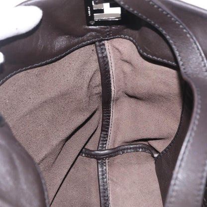 Fendi Shoulder Leather, Brown, Leather, Shoulder Bag