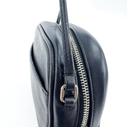 Saint Laurent Classic Monogram Blogger Leather, Black, Leather, Crossbody Bag