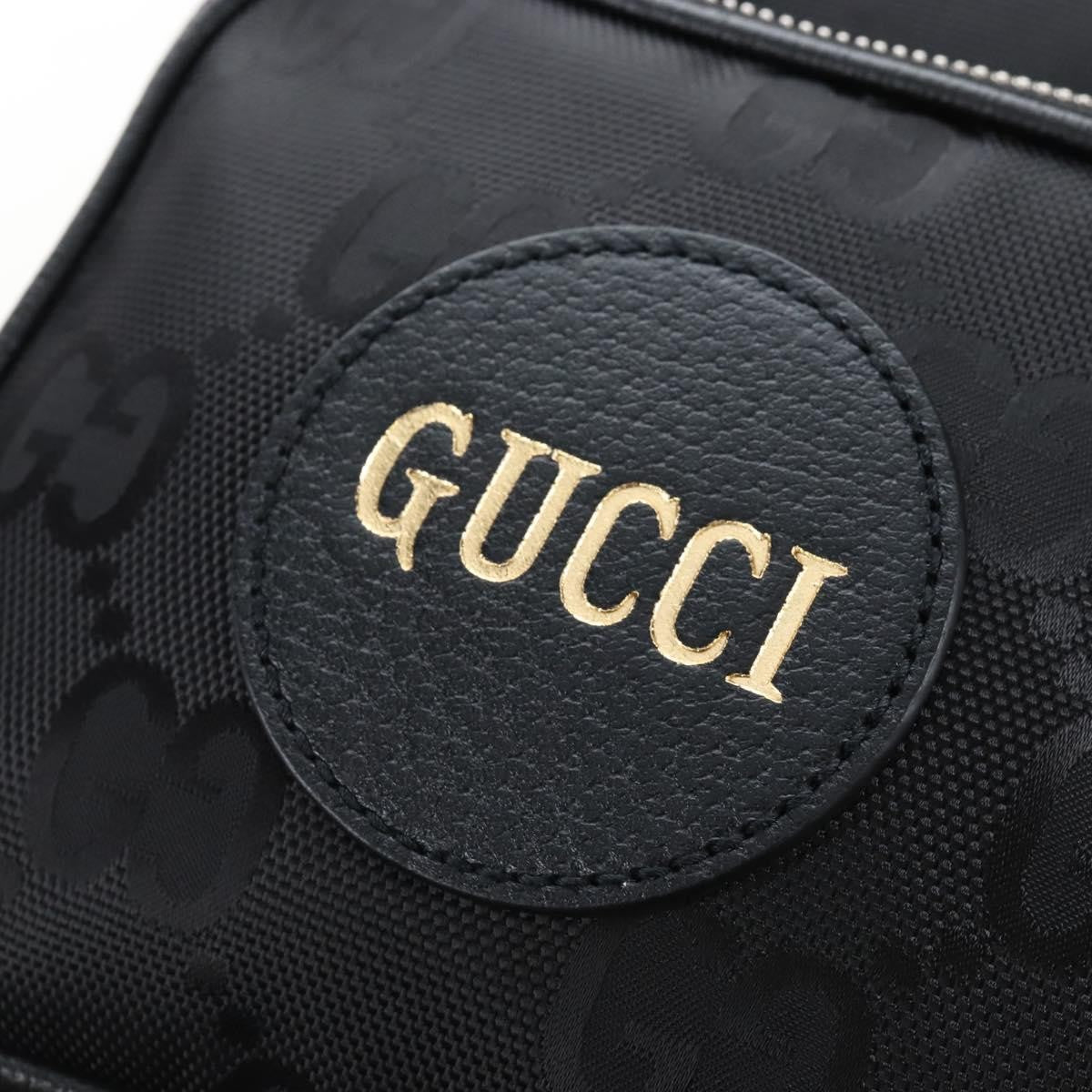 Gucci Off the Grid Messenger GG Econyl, Black, Canvas, Handbag