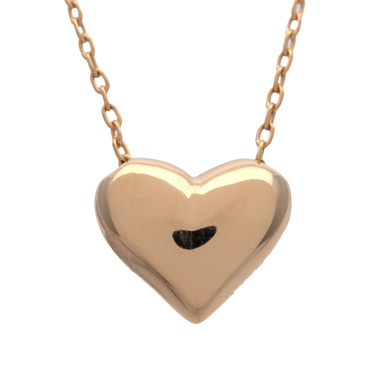 Tiffany & Co. Etoile Heart 3 Diamond Pendant 18K Yellow Gold with Platinum and Diamonds, Gold, Yellow Gold, Necklace