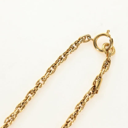 Chanel CC Pendant Metal with Crystals, Gold, Metal, Necklace