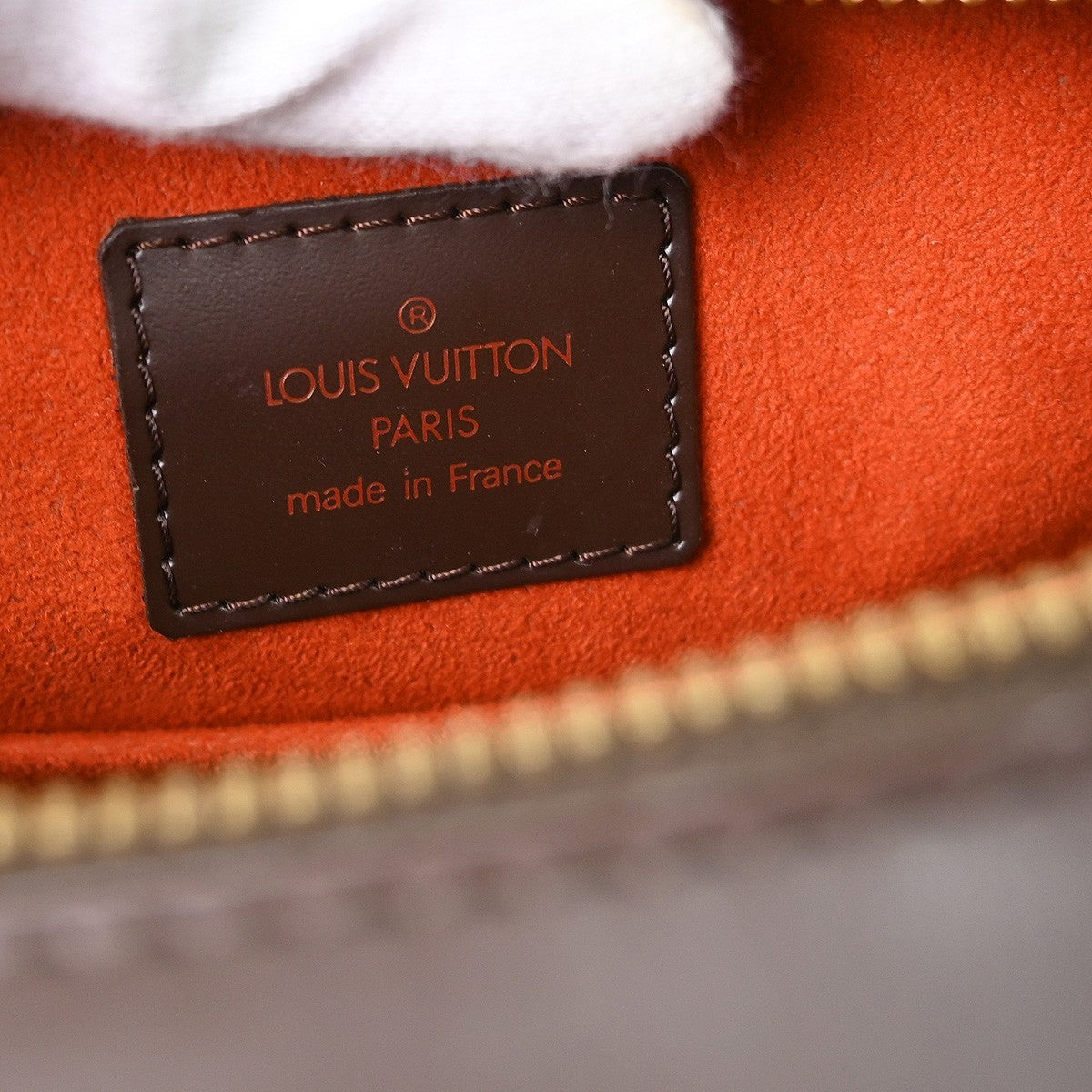 Louis Vuitton Sarria Damier Ebene, Brown, Canvas, Handbag