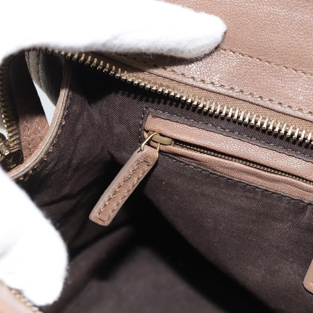 Saint Laurent Chyc Cabas Leather, Brown, Leather, Tote Bag