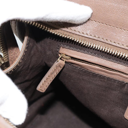 Saint Laurent Chyc Cabas Leather, Brown, Leather, Tote Bag