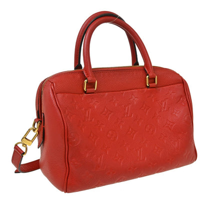 Louis Vuitton Speedy Bandouliere NM Monogram Empreinte Leather, Red, Leather, Handbag