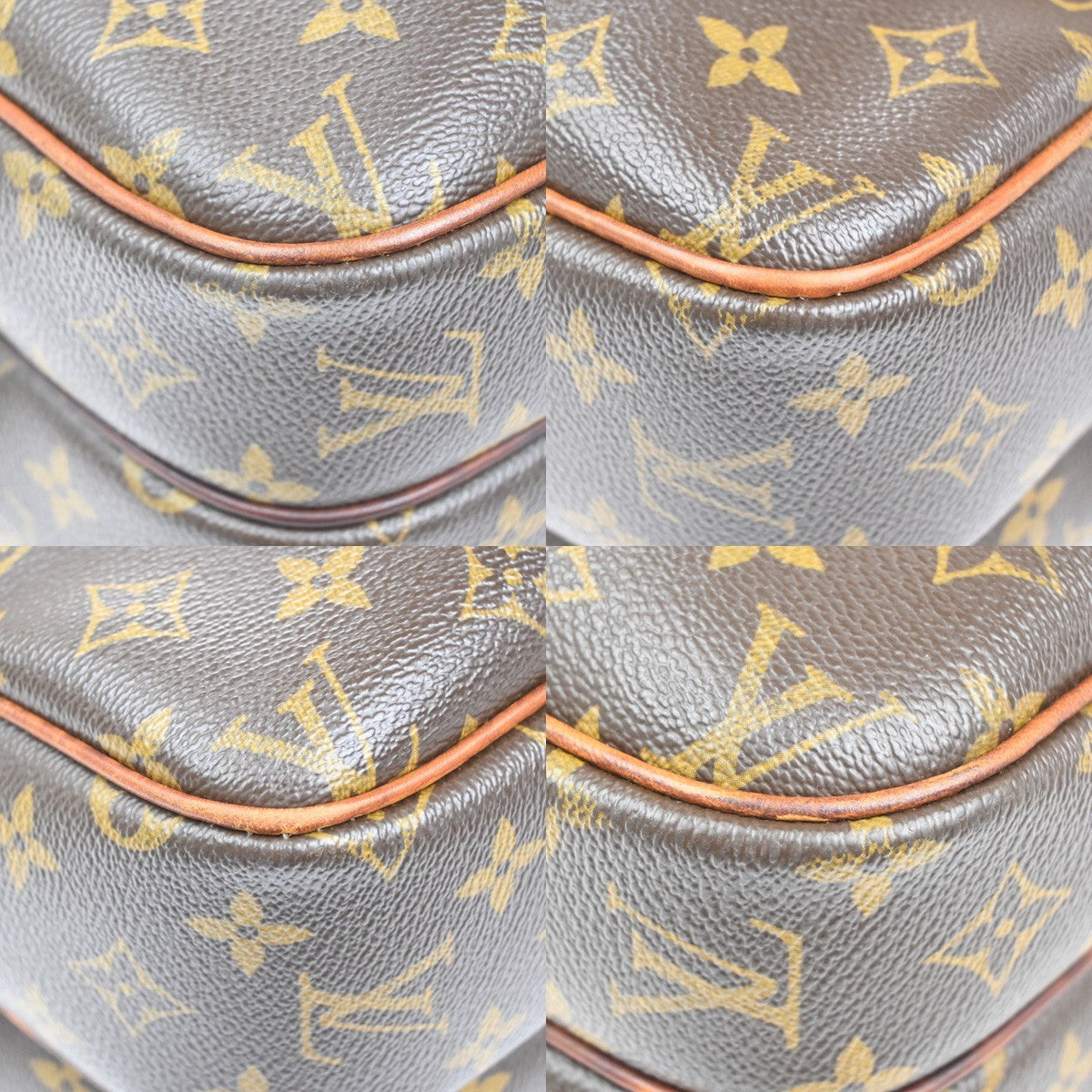 Louis Vuitton Reporter Monogram Canvas, Brown, Canvas, Shoulder Bag