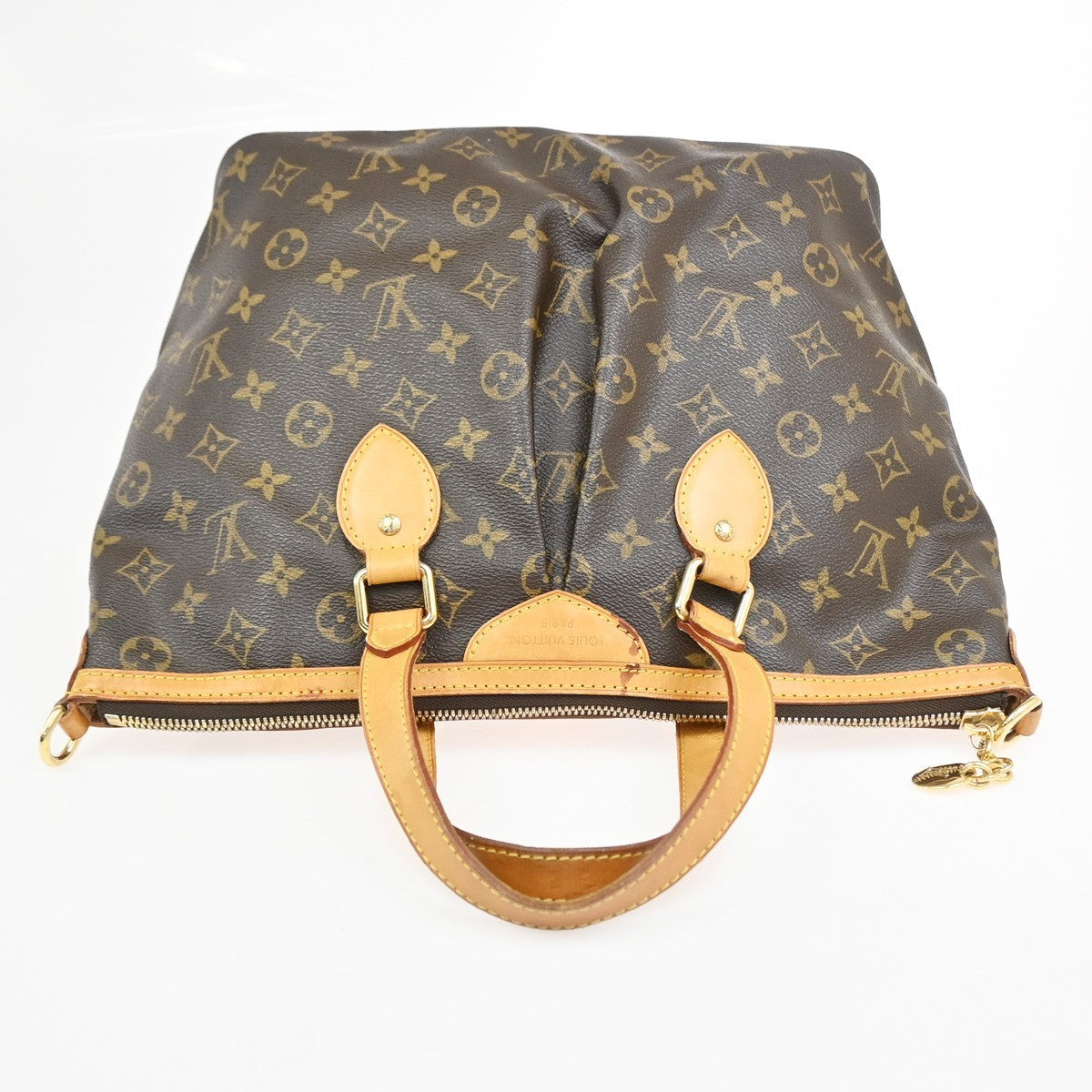Louis Vuitton Palermo Monogram Canvas, Brown, Canvas, Handbag