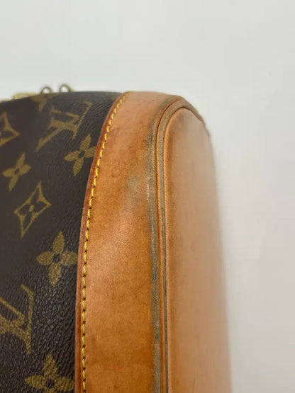 Louis Vuitton Alma Monogram Canvas, Brown, Canvas, Handbag