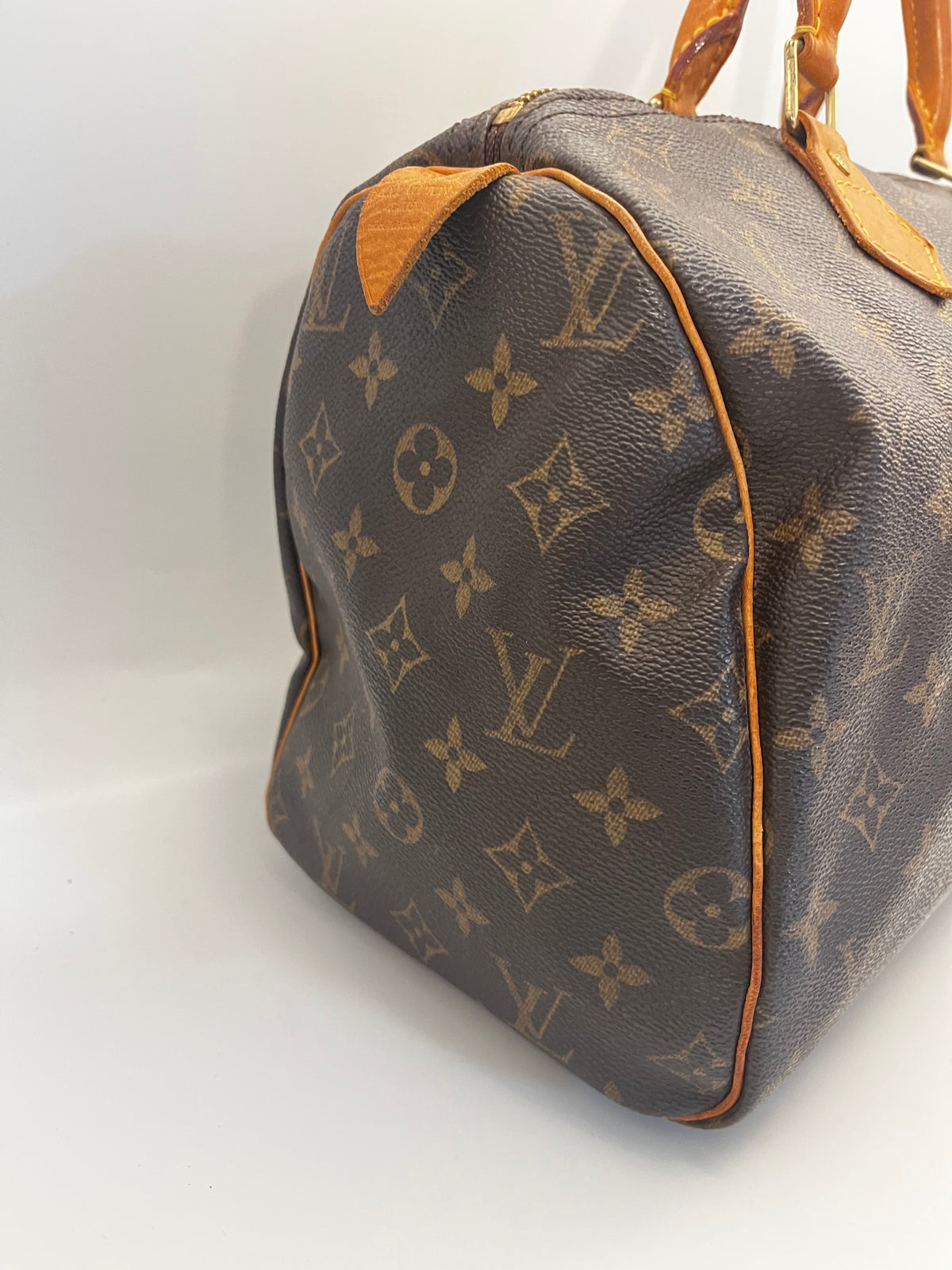 Louis Vuitton Speedy Monogram Canvas, Brown, Canvas, Handbag