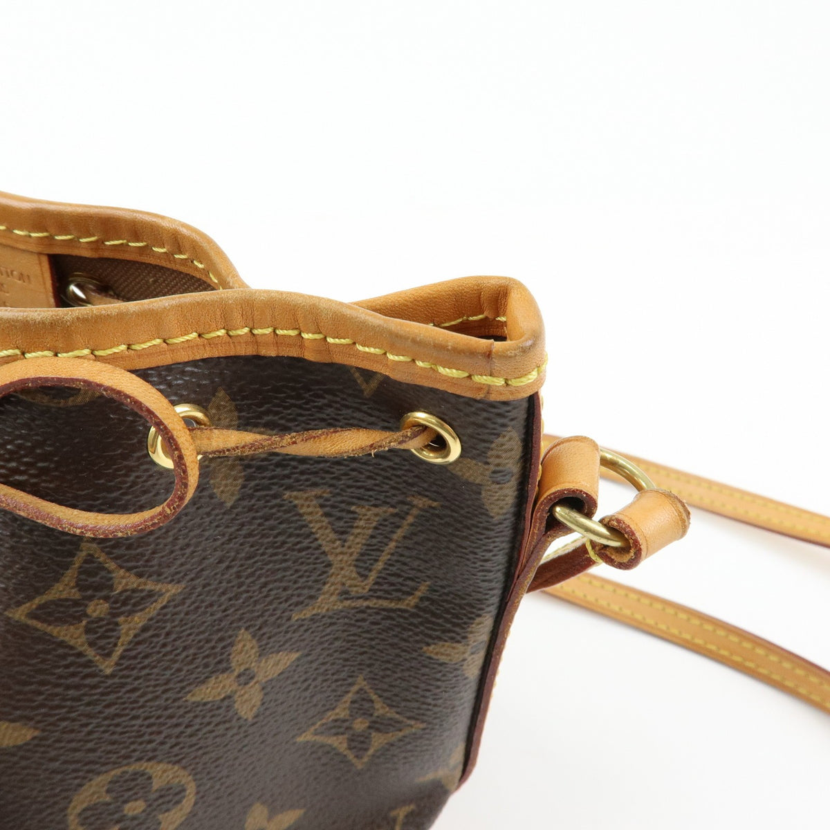 Louis Vuitton Noe Monogram Canvas, Brown, Canvas, Shoulder Bag
