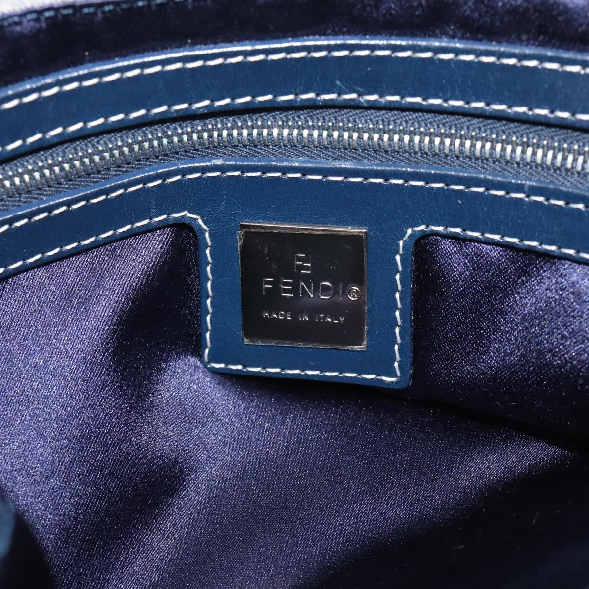 Fendi Fendi mamma baguette Monogram Canvas, Navy, Canvas, Handbag