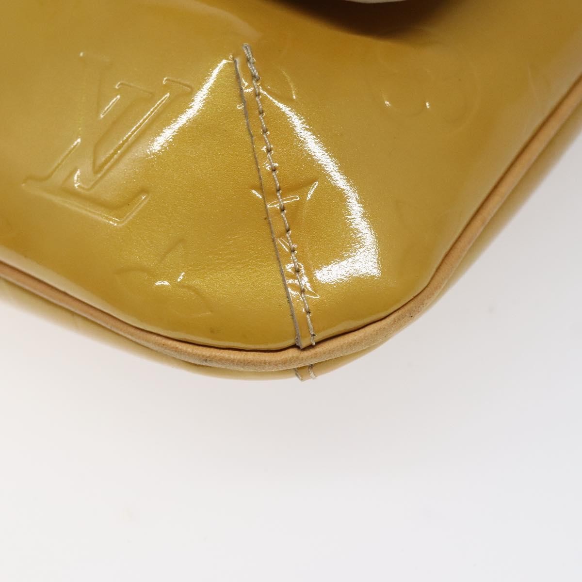 Louis Vuitton Thompson Street Monogram Vernis, Yellow, Patent Leather, Shoulder Bag