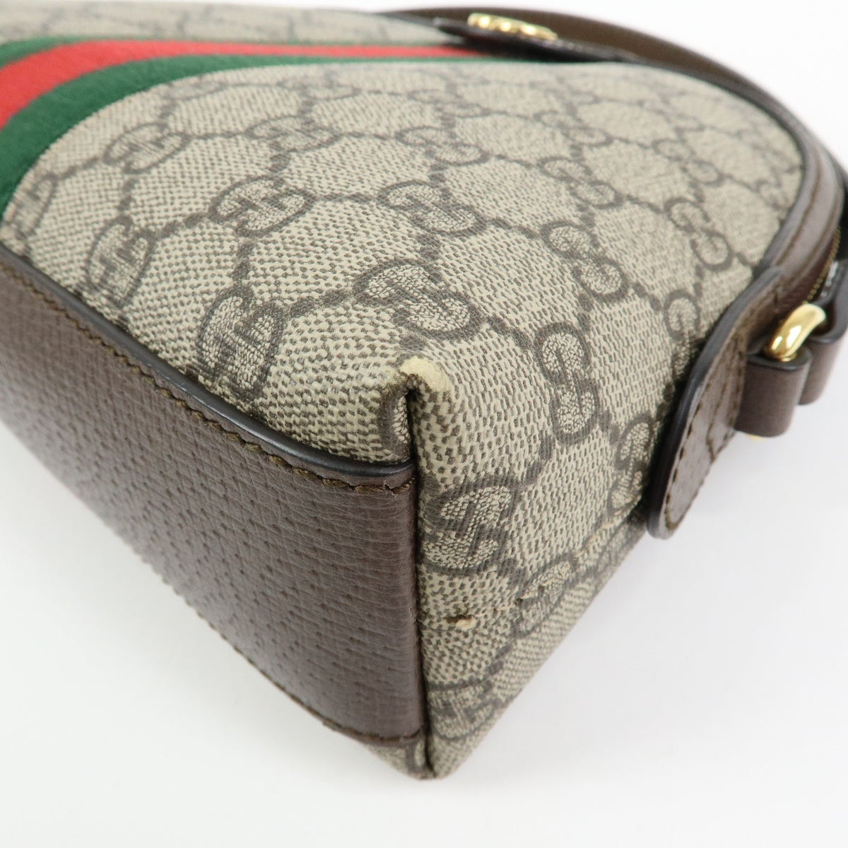 Gucci Ophidia Dome GG Coated Canvas, Beige, Canvas, Shoulder Bag