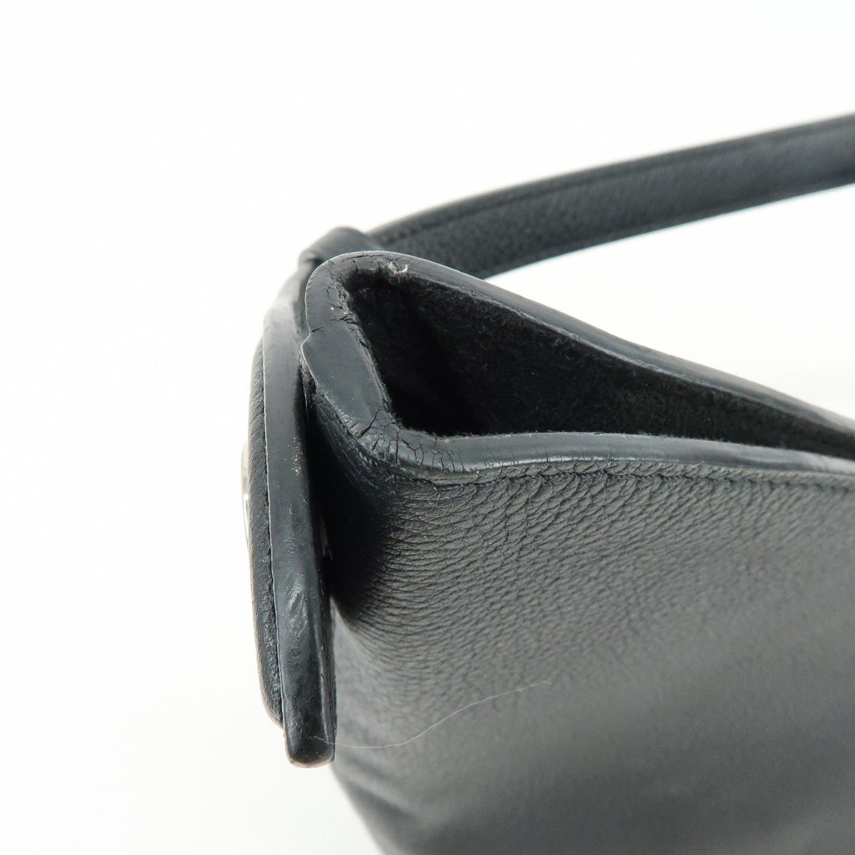 Louis Vuitton Lockme Hobo Leather, Black, Leather, Shoulder Bag