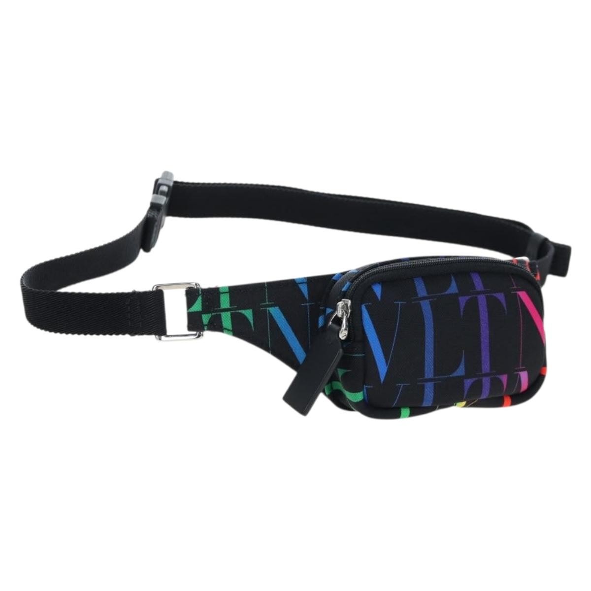 Valentino Garavani VLTN Times Waist Printed Canvas, Multicolour, Canvas, Handbag