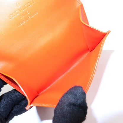 Louis Vuitton Ludlow Vernis, Orange, Leather, Wallet