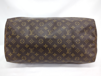 Louis Vuitton Speedy Handbag Monogram Canvas, BROWN, CANVAS, Handbag