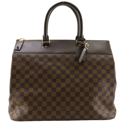 Louis Vuitton Greenwich Damier Ebene, Brown, Canvas, Handbag
