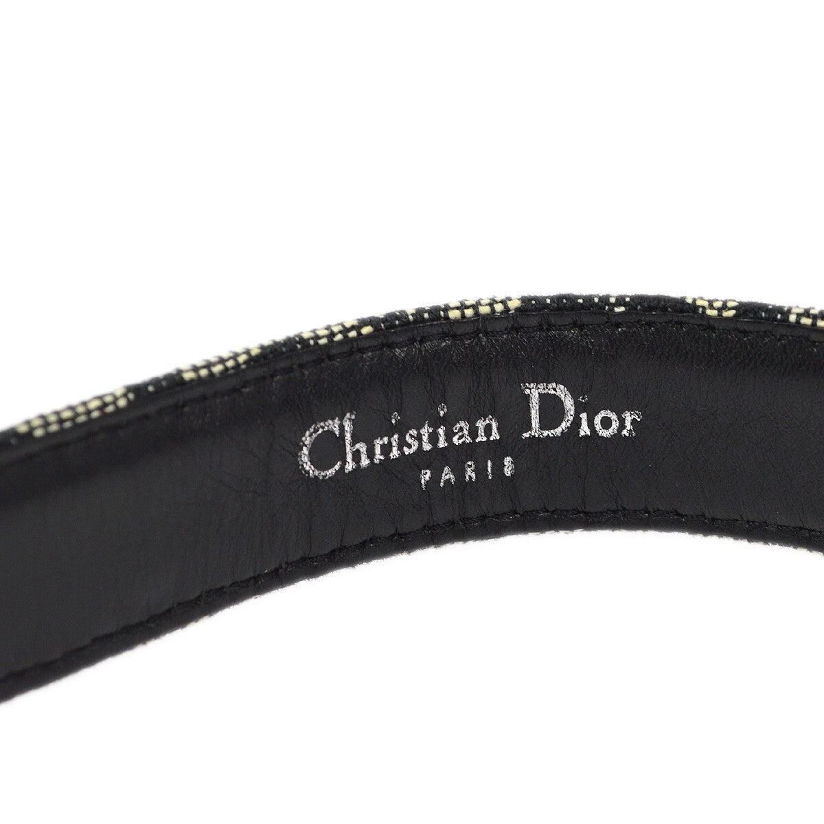 Christian Dior Vintage belt Canvas, Black, Canvas, Belt
