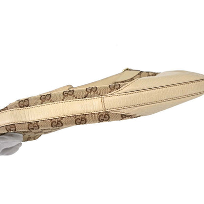 Gucci Horsebit Canvas, Beige, Canvas, Clutch