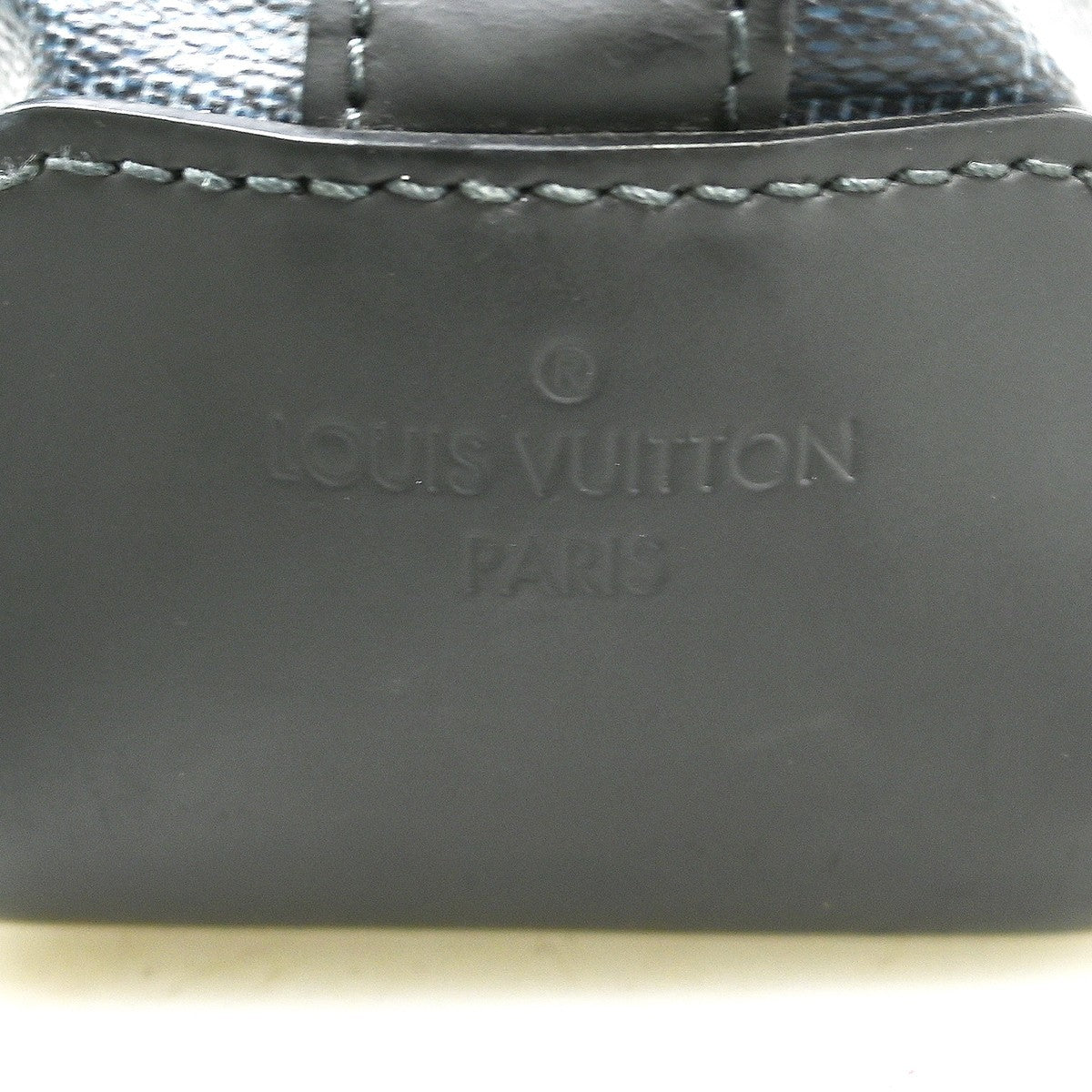 Louis Vuitton Greenwich Messenger Damier Cobalt, Black, Canvas, Handbag