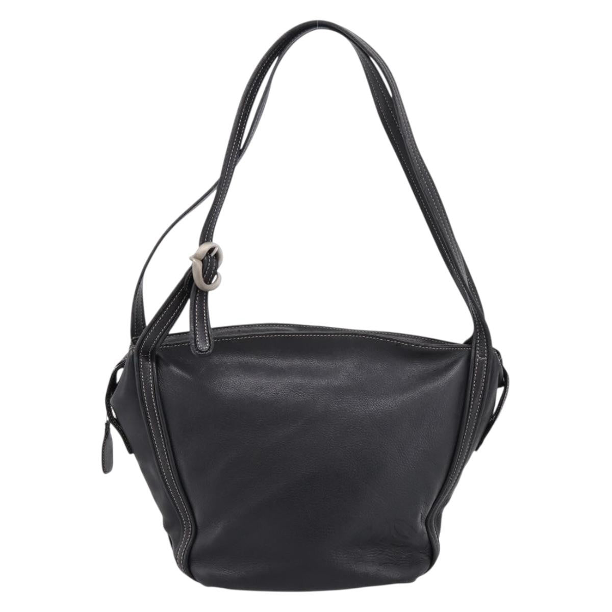 Loewe Shoulder bag Leather, Black, Leather, Shoulder Bag