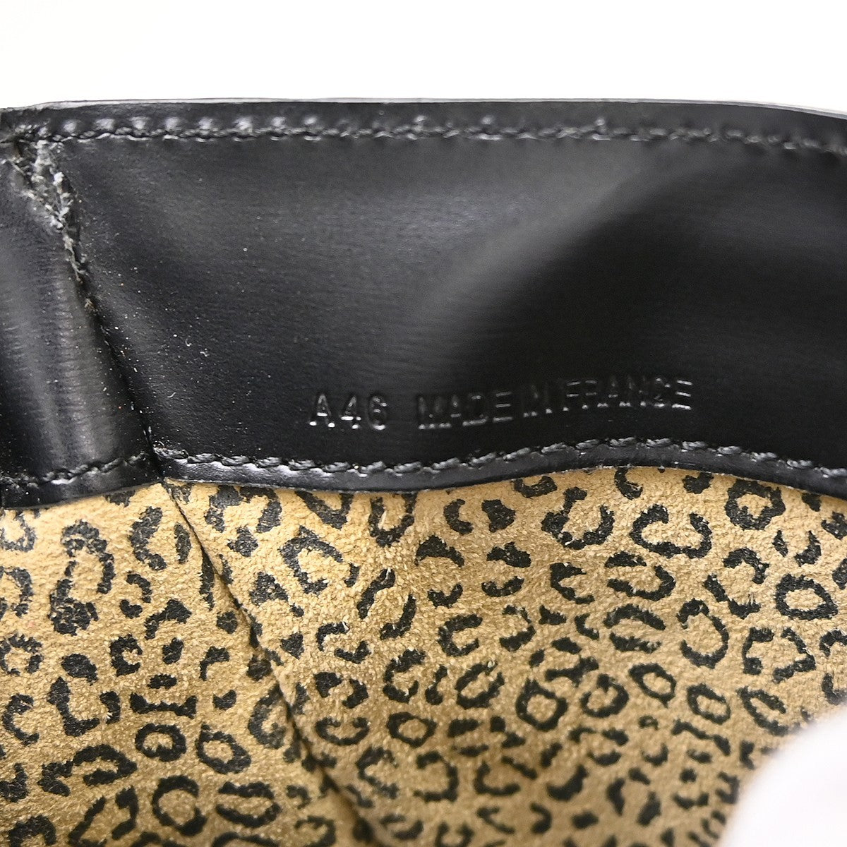 Cartier Panthère Leather, Black, Leather, Handbag