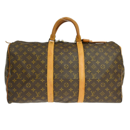 Louis Vuitton Keepall Monogram Canvas, Brown, Canvas, Travel Bag