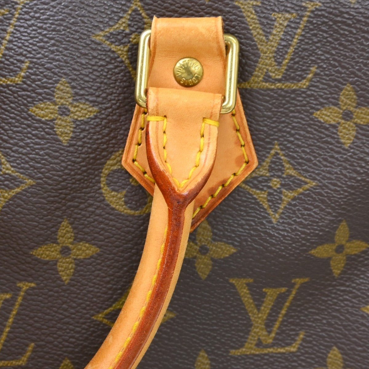 Louis Vuitton Alma Monogram Canvas, Brown, Canvas, Handbag