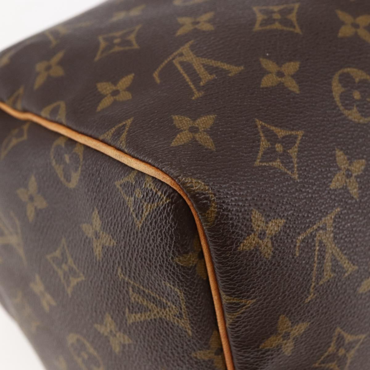 Louis Vuitton Speedy Handbag Monogram Canvas, BROWN, CANVAS, Handbag