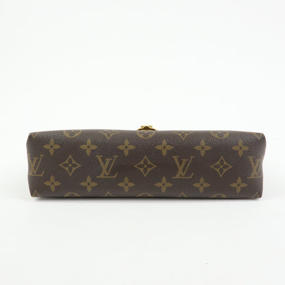 Louis Vuitton Saint Placide Monogram Canvas and Leather, Brown, Canvas, Handbag