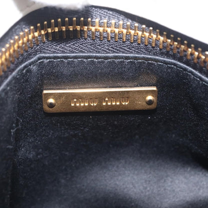 Miu Miu Grace Lux Leather, White, Leather, Shoulder Bag