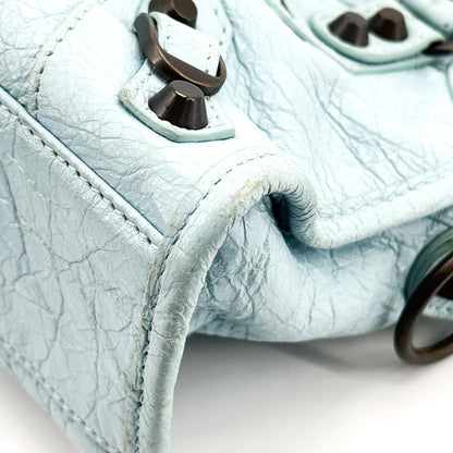 Balenciaga City Leather, Blue, Other, Handbag
