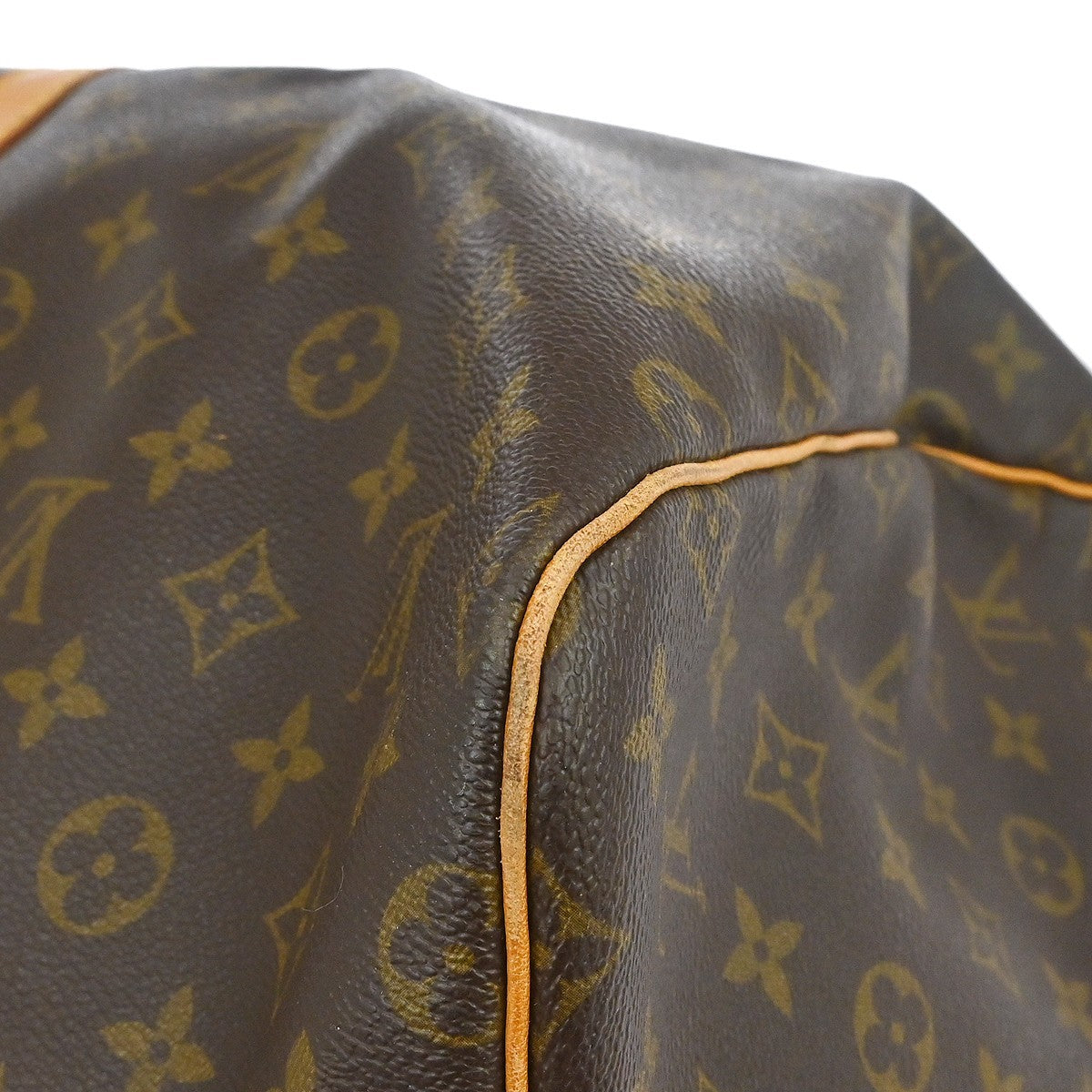 Louis Vuitton Keepall Monogram, Brown, Canvas, Travel Bag