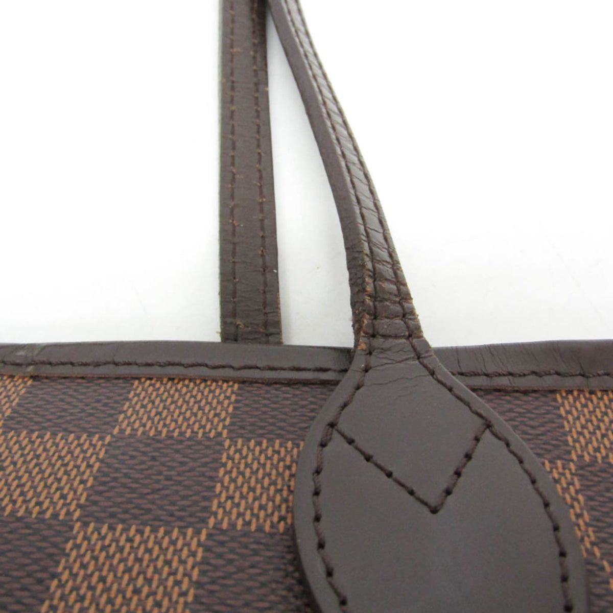 Louis Vuitton Neverfull Damier, Brown, Canvas, Tote Bag