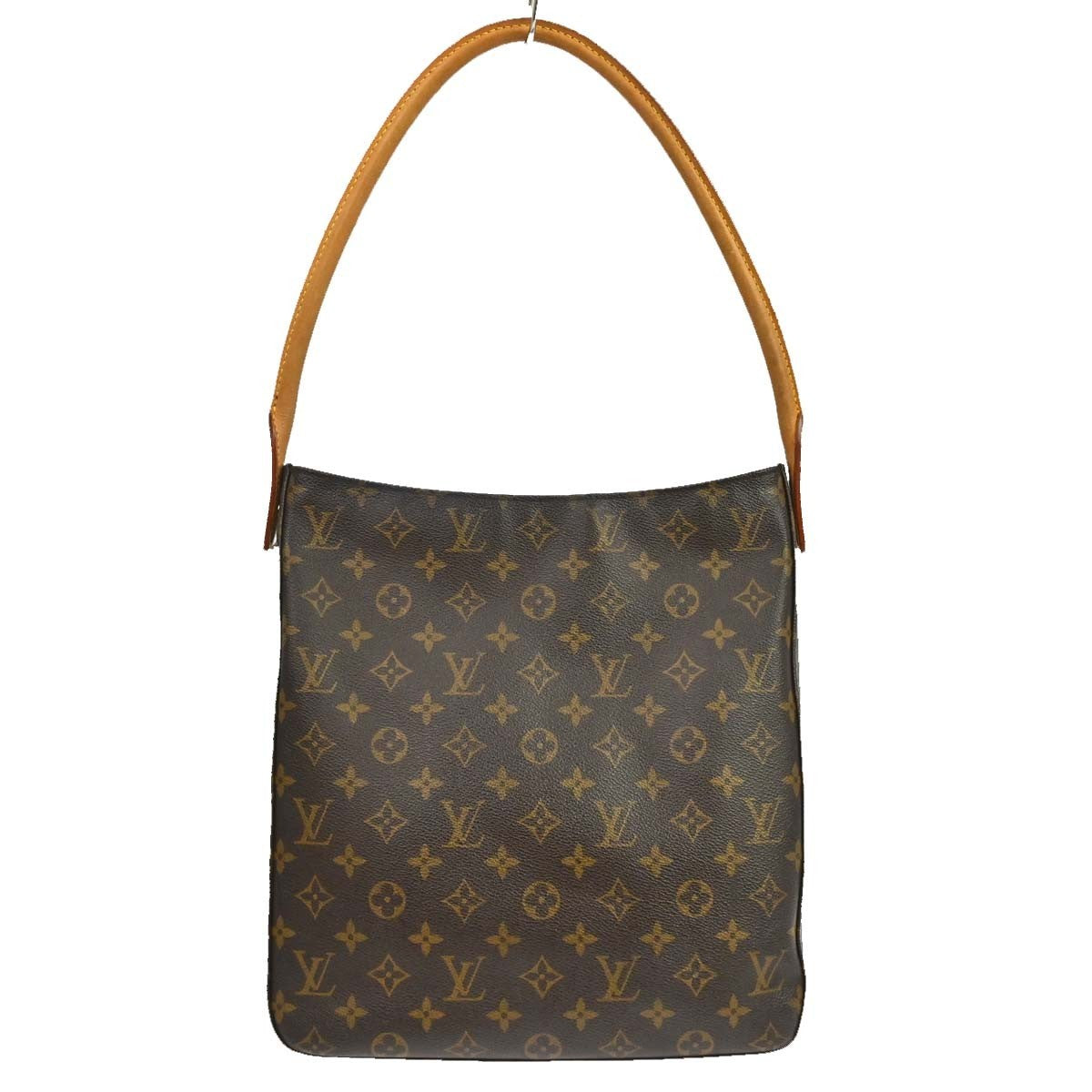 Louis Vuitton Looping Monogram Canvas, Brown, Canvas, Handbag