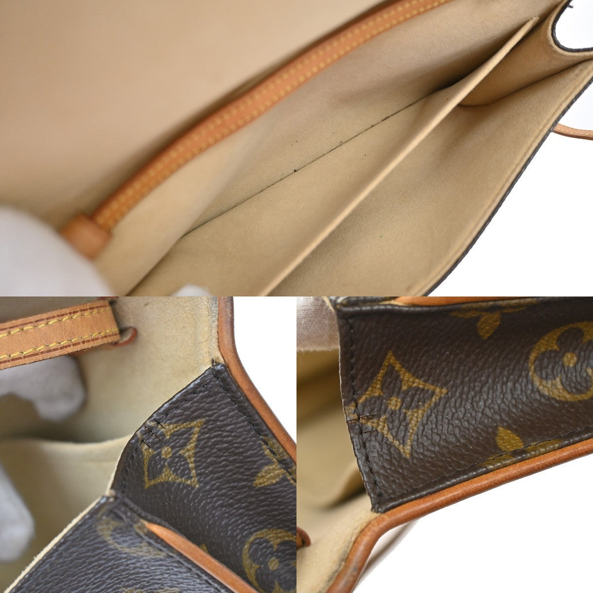 Louis Vuitton Twin Monogram Canvas, Brown, Canvas, Clutch