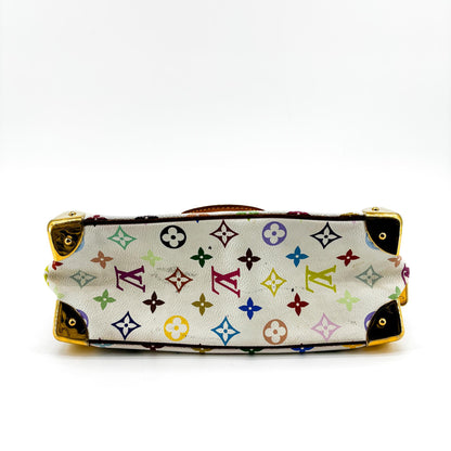 Louis Vuitton Trouville Monogram Multicolor, White, Canvas, Handbag