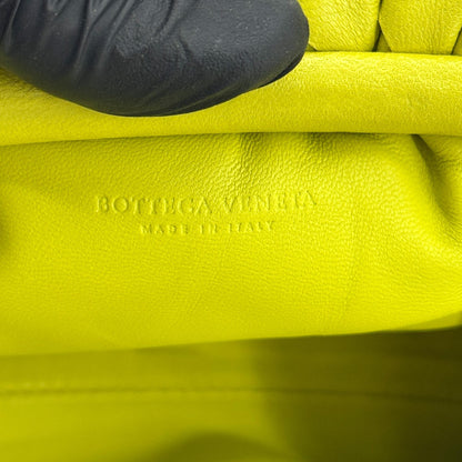 Bottega Veneta The Pouch Intrecciato Nappa, Green, Leather, Clutch