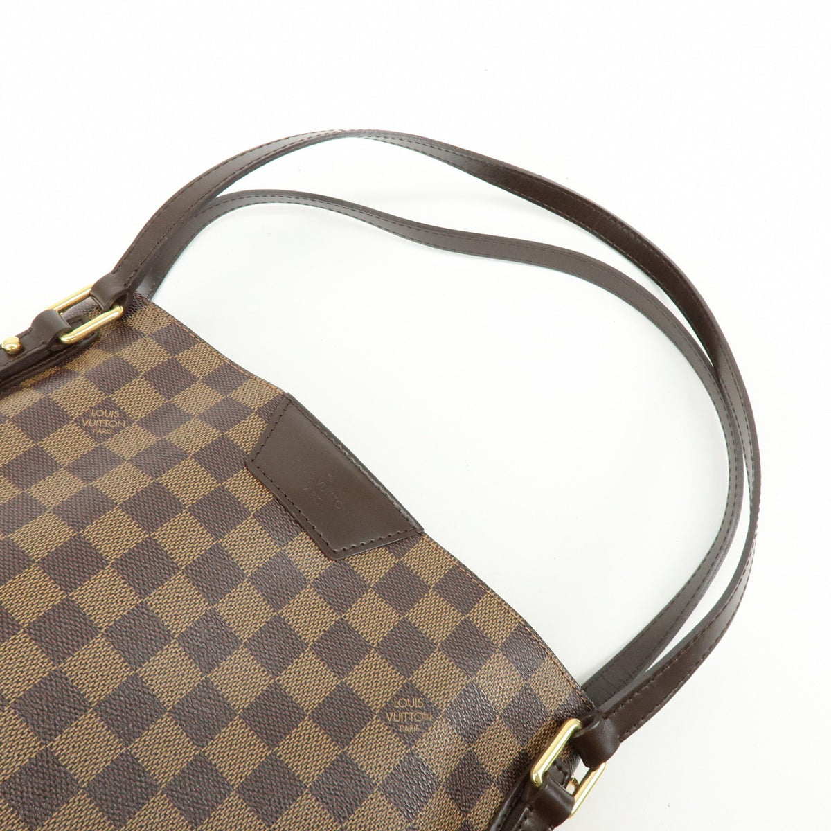 Louis Vuitton Cabas Rivington Damier, Brown, Canvas, Tote Bag