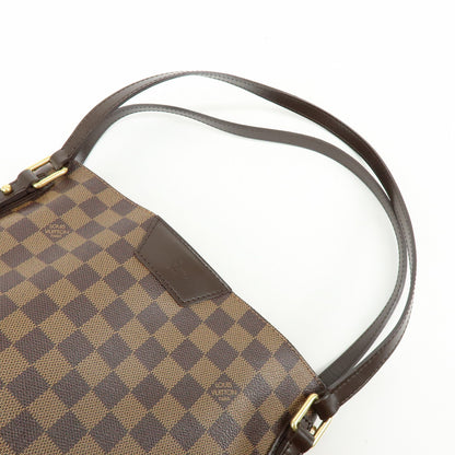 Louis Vuitton Cabas Rivington Damier, Brown, Canvas, Tote Bag