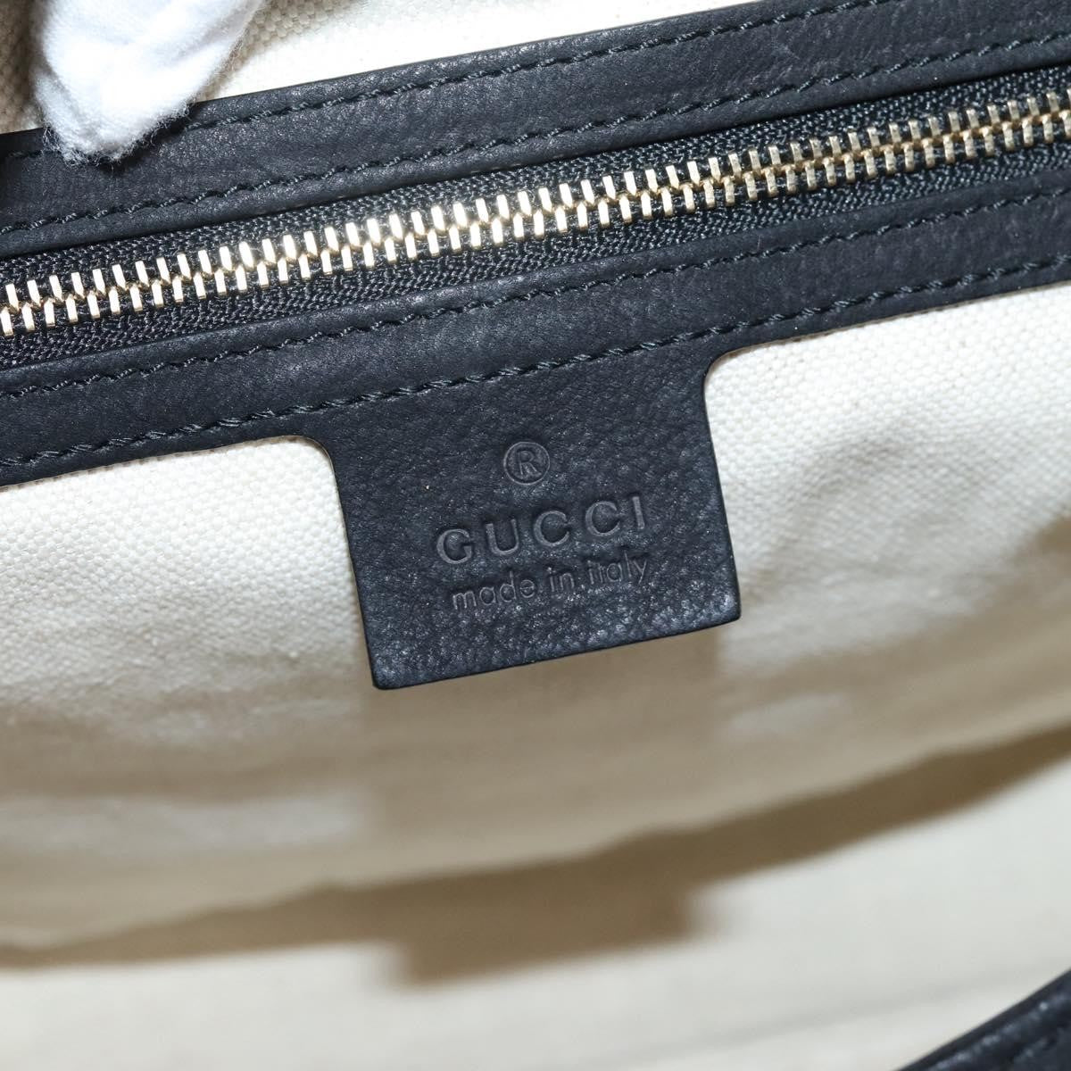 Gucci Jackie O Suede, Black, Leather, Handbag