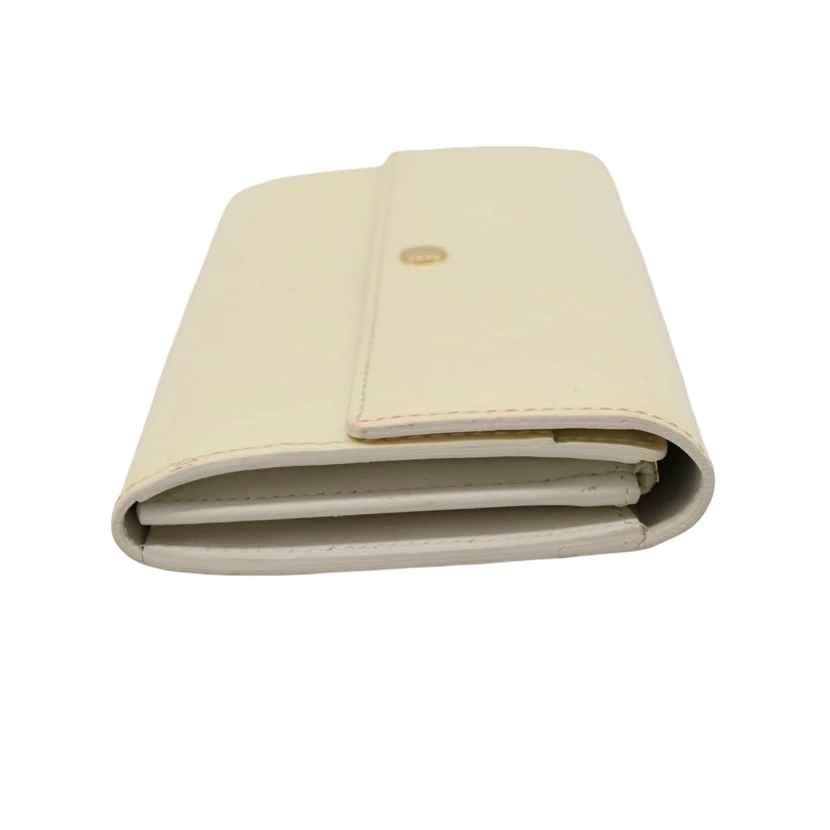 Louis Vuitton Vintage Sarah Monogram Vernis, Beige, Patent Leather, Wallet